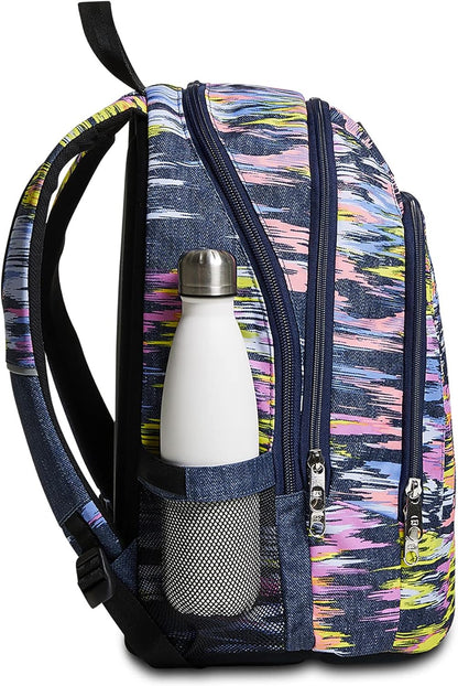 Zaino scuola Advanced Seven Virtual Girl, Blue Deep, 30 lt