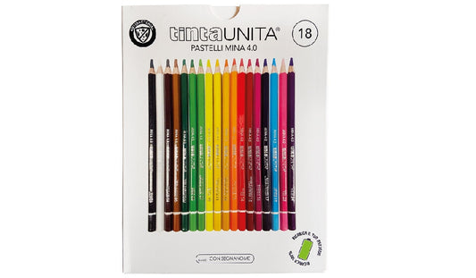 Pastelli Tinta Unita 4mm 18pz 1458