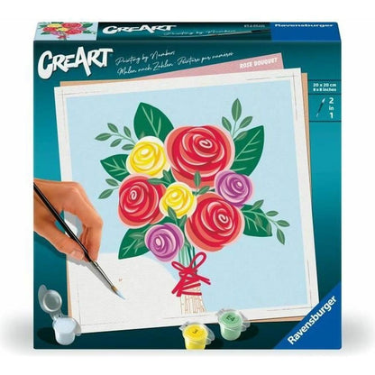 Ravensburger CreArt Malen Nach Zahlen Adults - Rosenstrauß