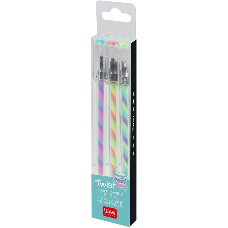 LEGAMI  Set Of 3 Multicoloured Pens -