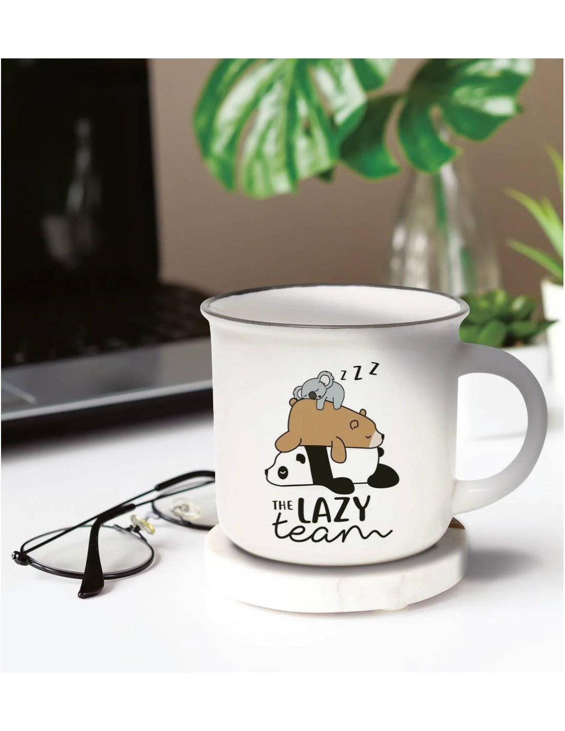 Tazza New Bone China - Cup-Puccino Lazy Team | Legami