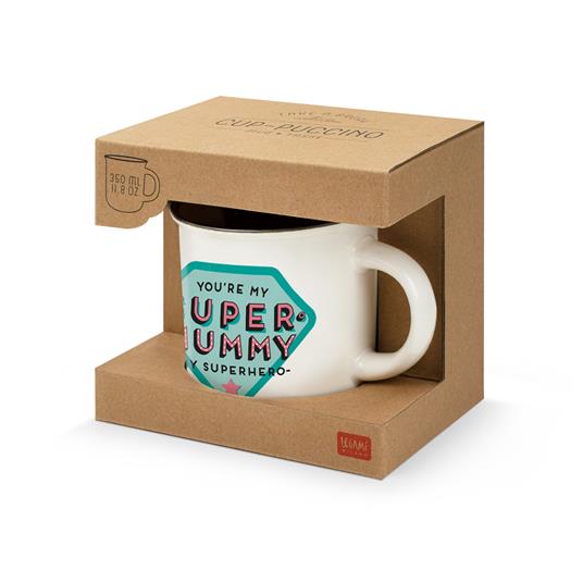 Tazza In Porcellana Legami, Cup-Puccino - Super Mummy