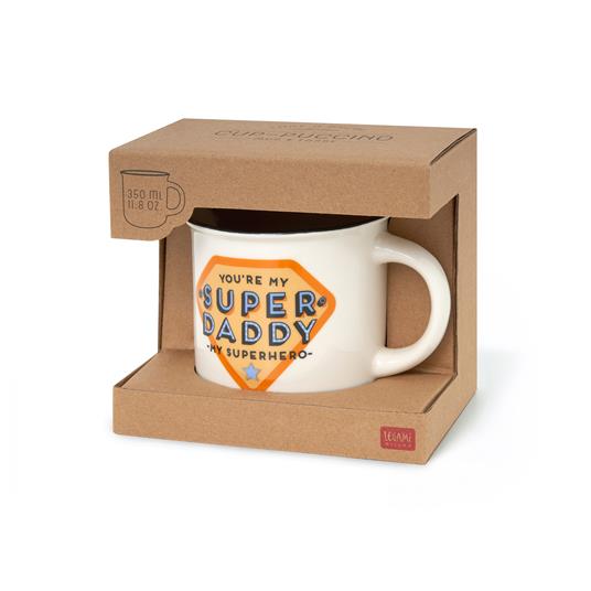 Tazza In Porcellana Legami, Cup-Puccino - Super Daddy