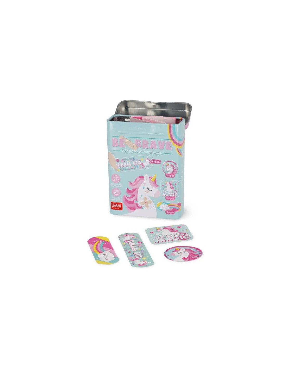 30 Cerotti Stampati - Be Brave Unicorn | Legami