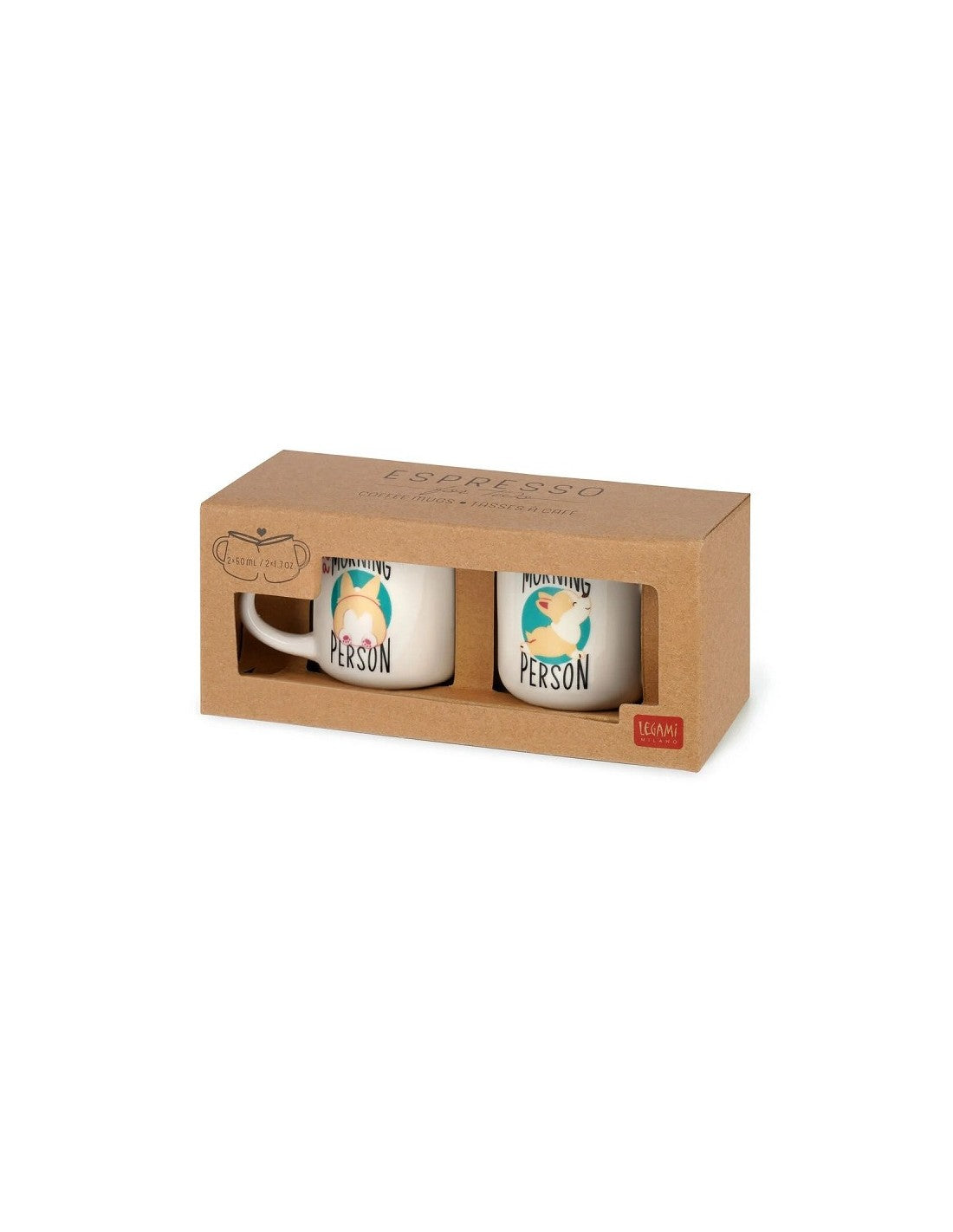 2 Tazzine Da Caffè - Espresso For Two Corgi | Legami