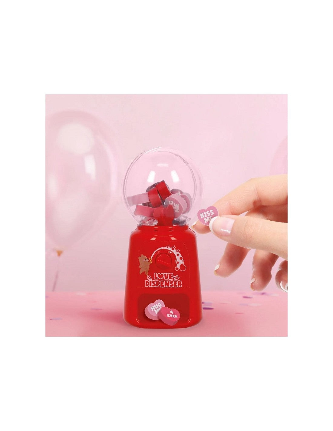 LEGAMI  Mini Eraser Dispenser - Love D