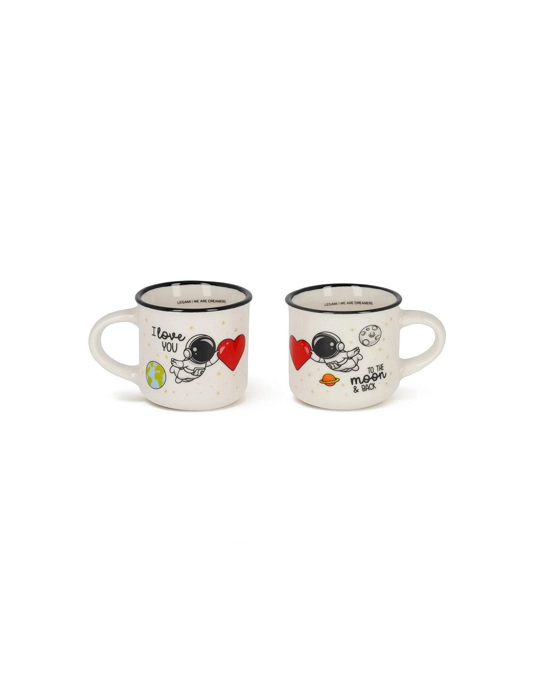 LEGAMI  2 Coffee Mugs - Espresso For T