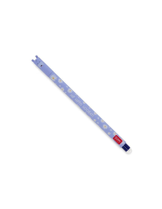 Penna Cancellabile Blu Ippopotamo | Legami