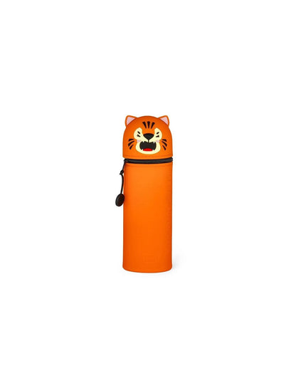 2-In-1 Silicone Pencil Case - tigre