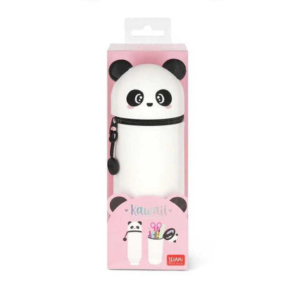 2-In-1 Silicone Pencil Case - astuccio panda