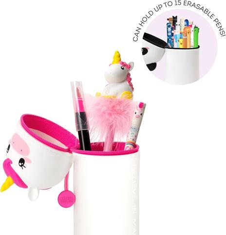 Astuccio In Silicone 2-In-1 - Kawaii - Unicorno - Legami