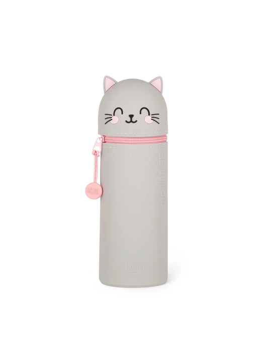 Astuccio In Silicone 2-In-1 - Kawaii - Gattino - Legami