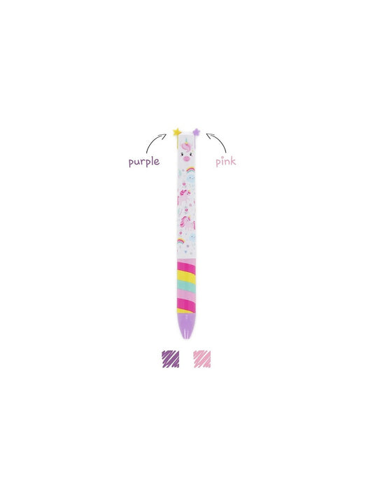 Penna A Due Colori Click & Clack Unicorn | Legami