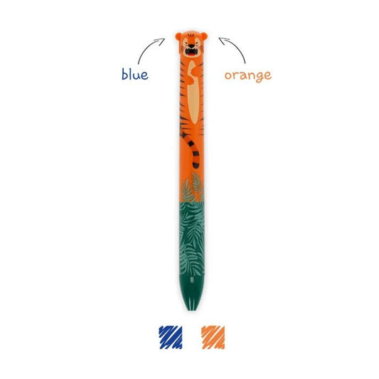 Penna Sfera 2 Colori Legami Click&Clack - Tiger