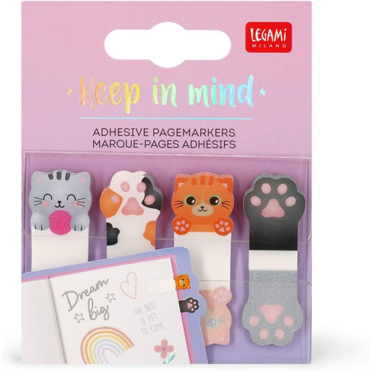 Segnapagina Adesivi - Keep In Mind Kitty | Legami