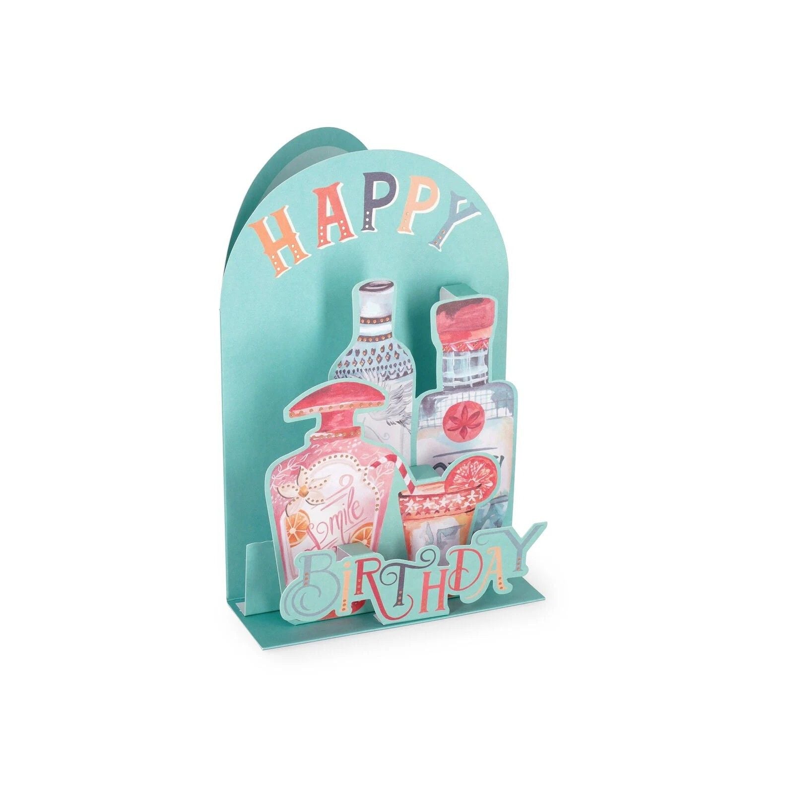 Pop-Up Greeting Card - Cocktail