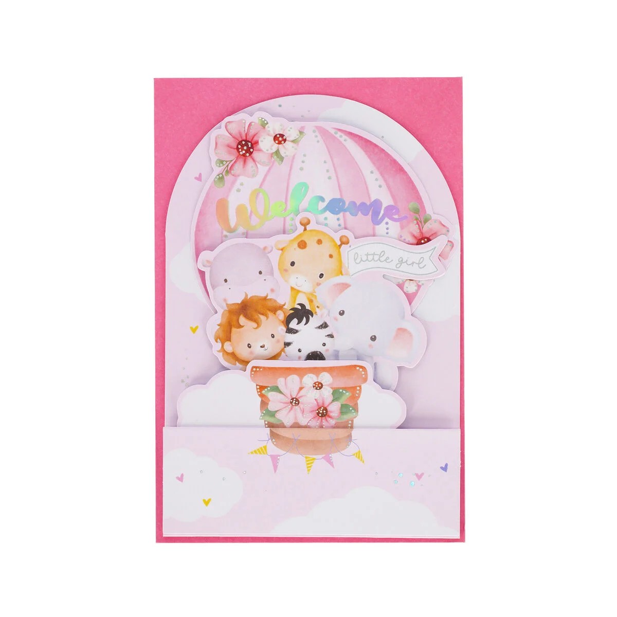 Biglietto Pop Up Baby Girl | Legami