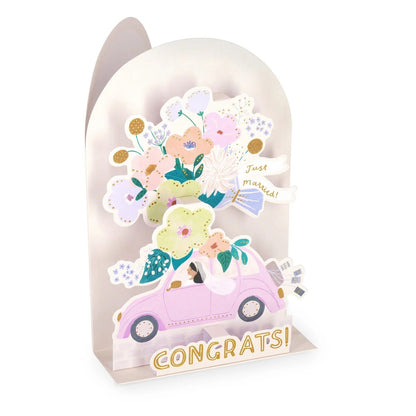 Biglietto Pop Up Wedding Car | Legami