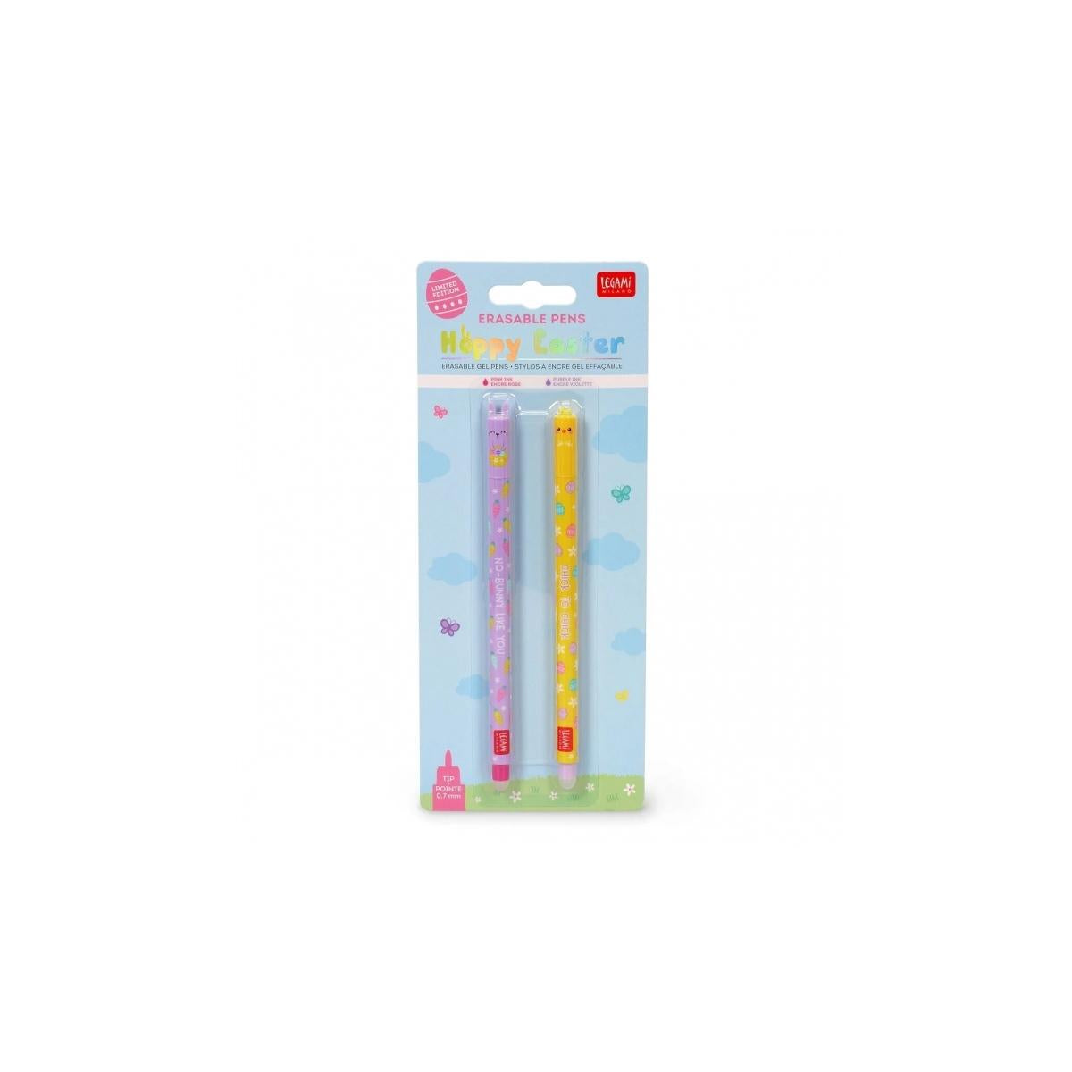 Legami Set 2 Penne Gel Cancellabili Pasqua