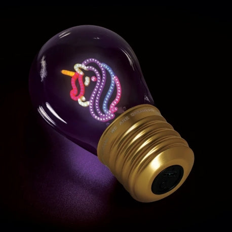 Lampadina Al Neon Bulb Fiction Unicorn | Legami
