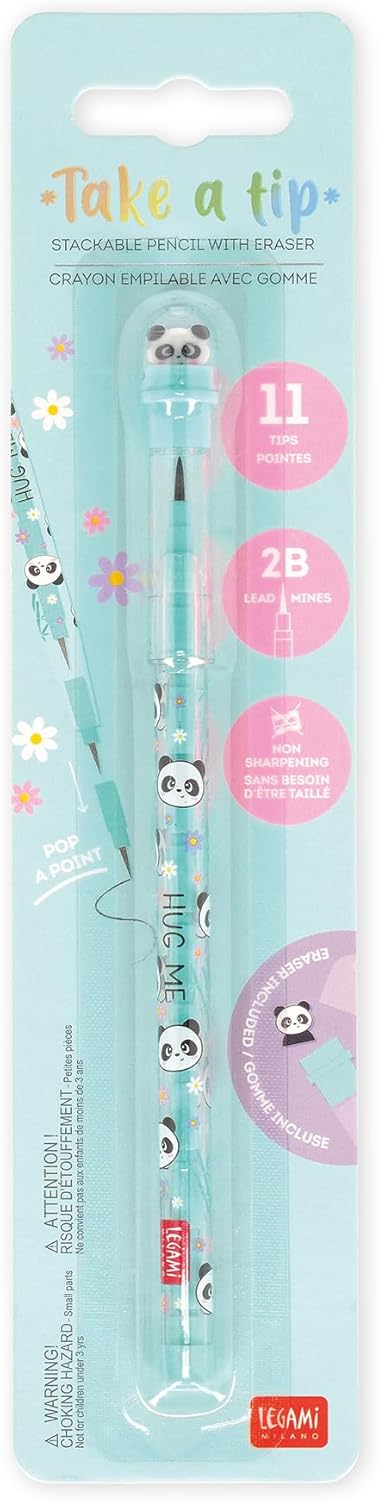 Stackable Pencils - Panda Legami