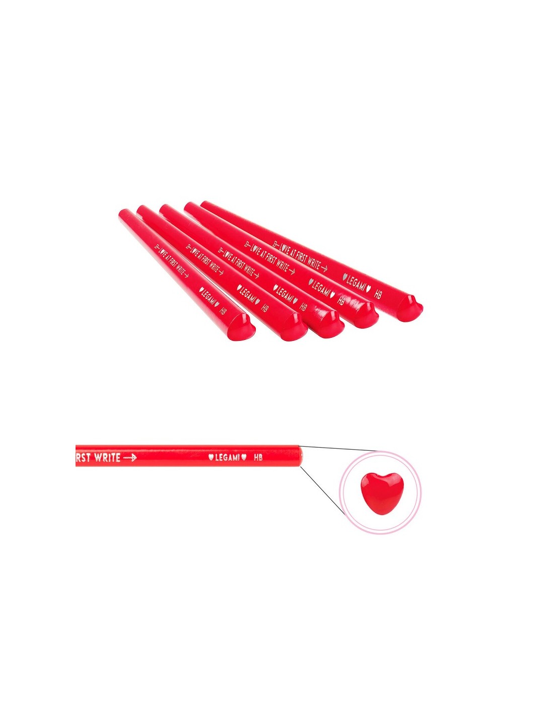 LEGAMI  Heart-Shaped Pencil - Love At