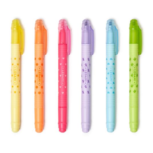 Legami  Set Of 6 Erasable Highlighters