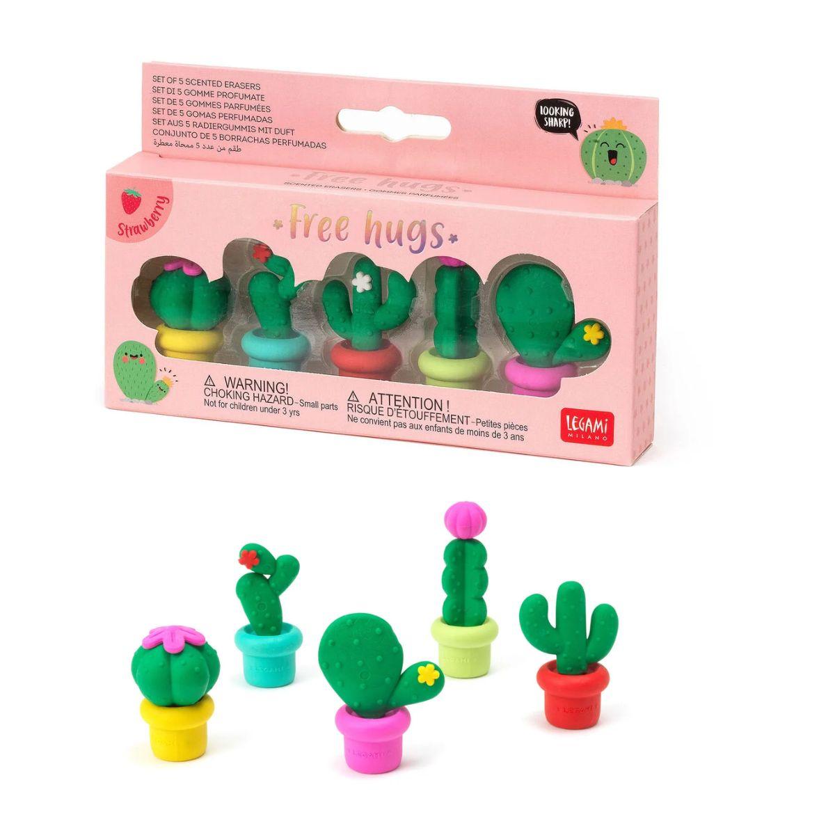 LEGAMI  Set Of 5 Scented Erasers - Fre