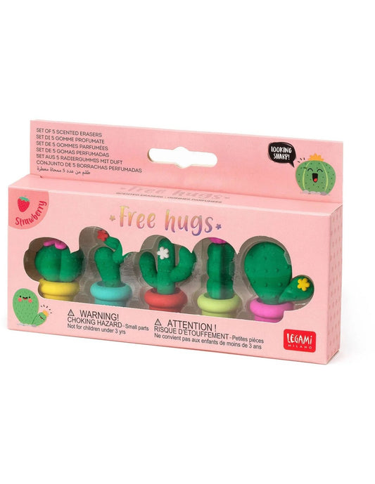 Set Of 5 Scented Erasers - Fre
