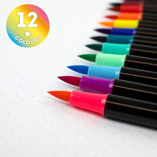 Legami  Set Of 12 Brush Markers - LEGAMI