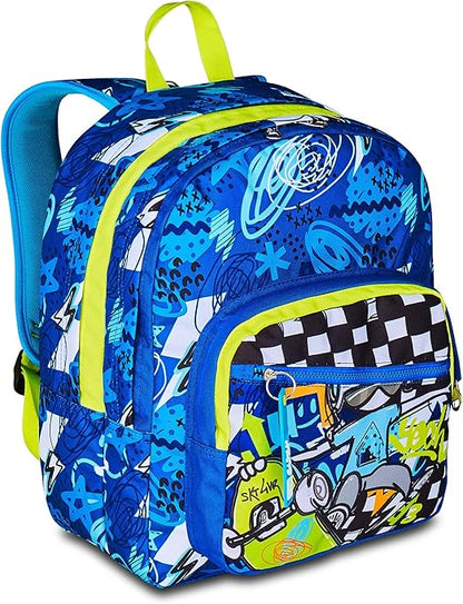 Sj gang zaino scuola doppio scomparto sj ever bambino - blu