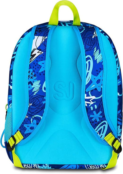 Sj gang zaino scuola doppio scomparto sj ever bambino - blu
