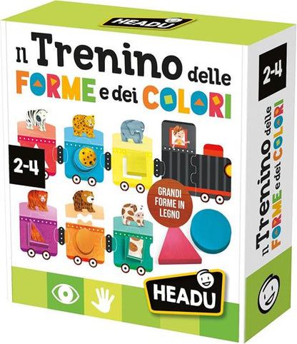 HEADU Trenino delle Forme e dei Colori Gioco Educativo per Bambini dai 2 ai 4 anni