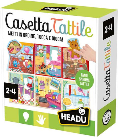 HEADU Casetta Tattile Gioco Educativo per Bambini dai 2 ai 4 Anni