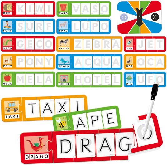 HEADU Il Giocalettere Un Gioco Educativo per Bambini dai 3 ai 6 anni