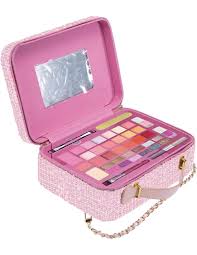 Nice - Girabrilla Tweed Case Pink Maxi Valigetta Make Up