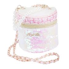 NICE - Girabrilla Borsa A Tracolla A Forma Di Cilindro Con Paillettes