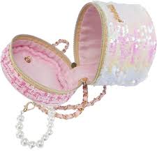 NICE - Girabrilla Borsa A Tracolla A Forma Di Cilindro Con Paillettes