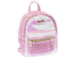 Nice - Girabrilla Zaino In Tessuto Tweed Rosa