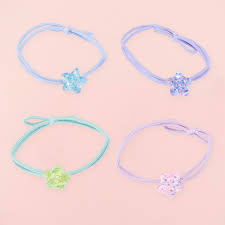 NICE - Star Is A Star Hair Bands - Confezione Da 4 Pezzi