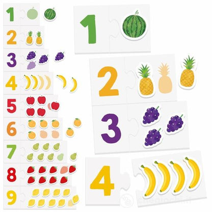 Tactile Numbers Montessori Headu 3-6 ANNI