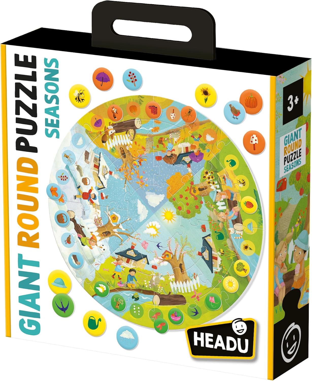 Headu Giant Round Puzzle Seasons