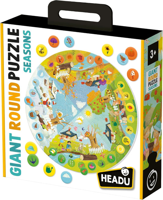 Headu Giant Round Puzzle Seasons