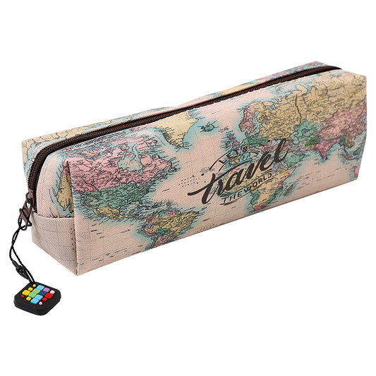 Astuccio In Tessuto Old Map