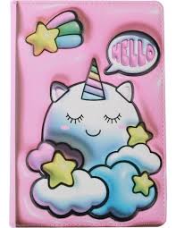 Itotal Agenda A5 Squishy 3D UNICORNO