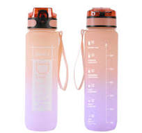 I-Total Borraccia Motivazionale In Tritan Arancione E Lilla 1000ml