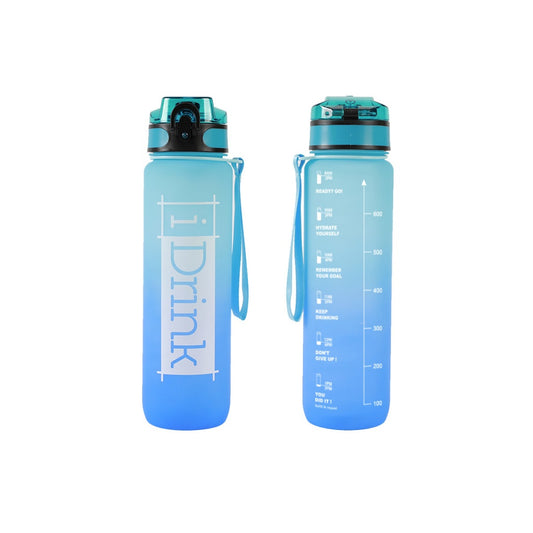 Borraccia In Tritan 1000 Ml Azzurro