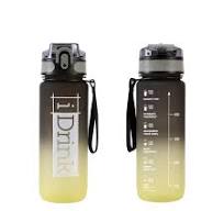 I-Total Borraccia Motivazionale In Tritan Nera E Gialla 750ml