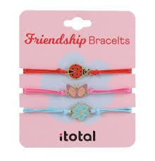 I-Total Braccialetti Farfalla Set 3 Pz