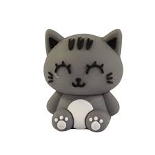 I-Total Gomma 3d Eraser My Little Bestie Gatto Grigio